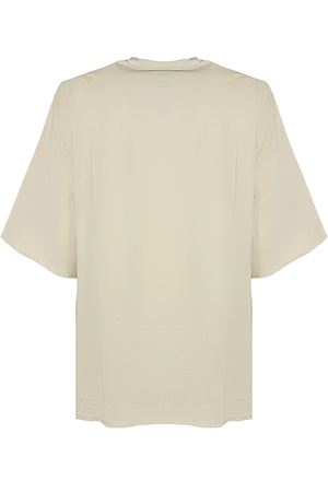 T-shirt oversize in jersey di cotone beige RICK OWENS | RU01F2283JA138